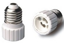 Adaptador rosca E27 a GU10 Casquillo