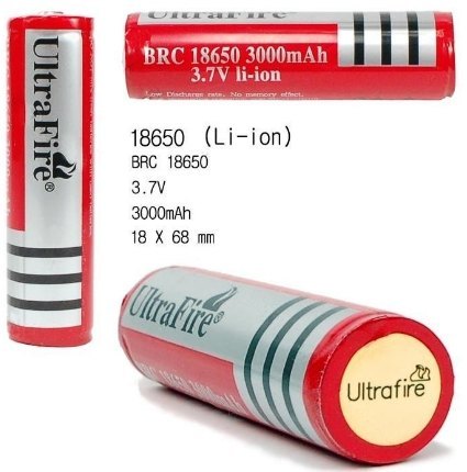 Pila Bateria 18650 Litio Ion Recargable