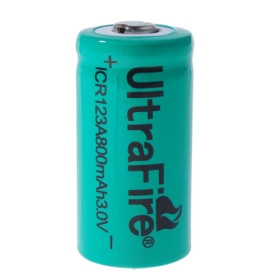 PILA CR123A 3V. RECARGABLE 800 mAh