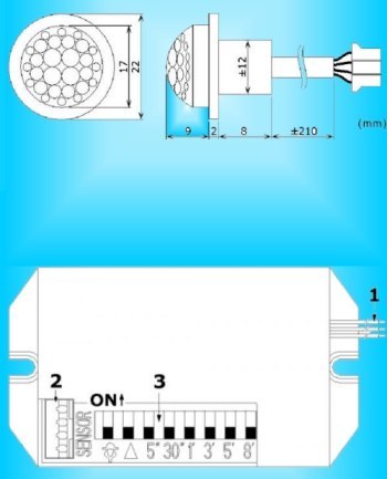 Detector de Movimiento Presencia Empotrable Mini Sensor pequeno Detector de  Movimiento-Presencia Empotrable (Mini) Sensor PIR 60.259-1401339 para Luz  (Iluminacion) [GSC1401339/SensorPIR-60.259] - €6.88 : Serviluz,  iluminación, electricidad y electrónica.