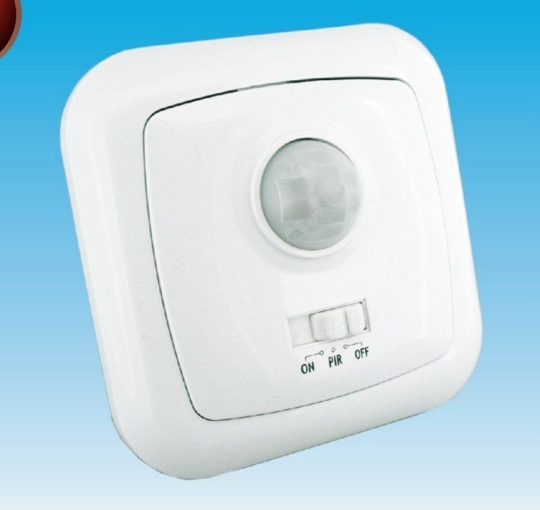 Interruptor detector de movimiento Sensor PIR de 120 grados. Interruptor de presencia con sensor de infrarrojos para Luz (Iluminacion) [36.530/S] - €16.14 : Serviluz, iluminación, electricidad y electrónica.