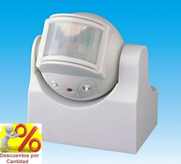 Sensor de Movimiento Pir, Detector de Movimiento por Infrarrojos con  Cobertura Total, Libre de Puntos Ciegos, Adecuado para Uso en Interiores o