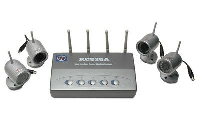 KIT SLCV 207C - 4 camaras Inalambricas IR.2.4G