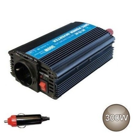 CONVERSOR DE AUTO 12V A 220V CAPACIDAD 300W #76486