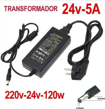 Transformador 24V/230V 300W con USB, Transformador de corriente de